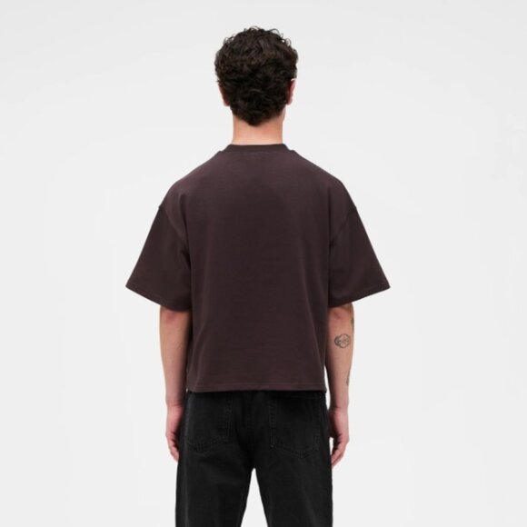 NWT - Second Skin Men's Crop T-Shirt – Brown, Size L - Picture 2 of 12